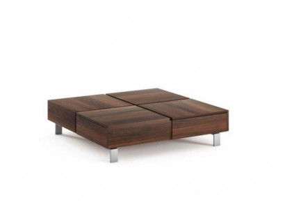 Salle de séjour Table basse Luxe Noyer naturel Designer Nouveaux ameublements